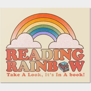 Reading Rainbow  - take a look, it's in a book! Posters and Art